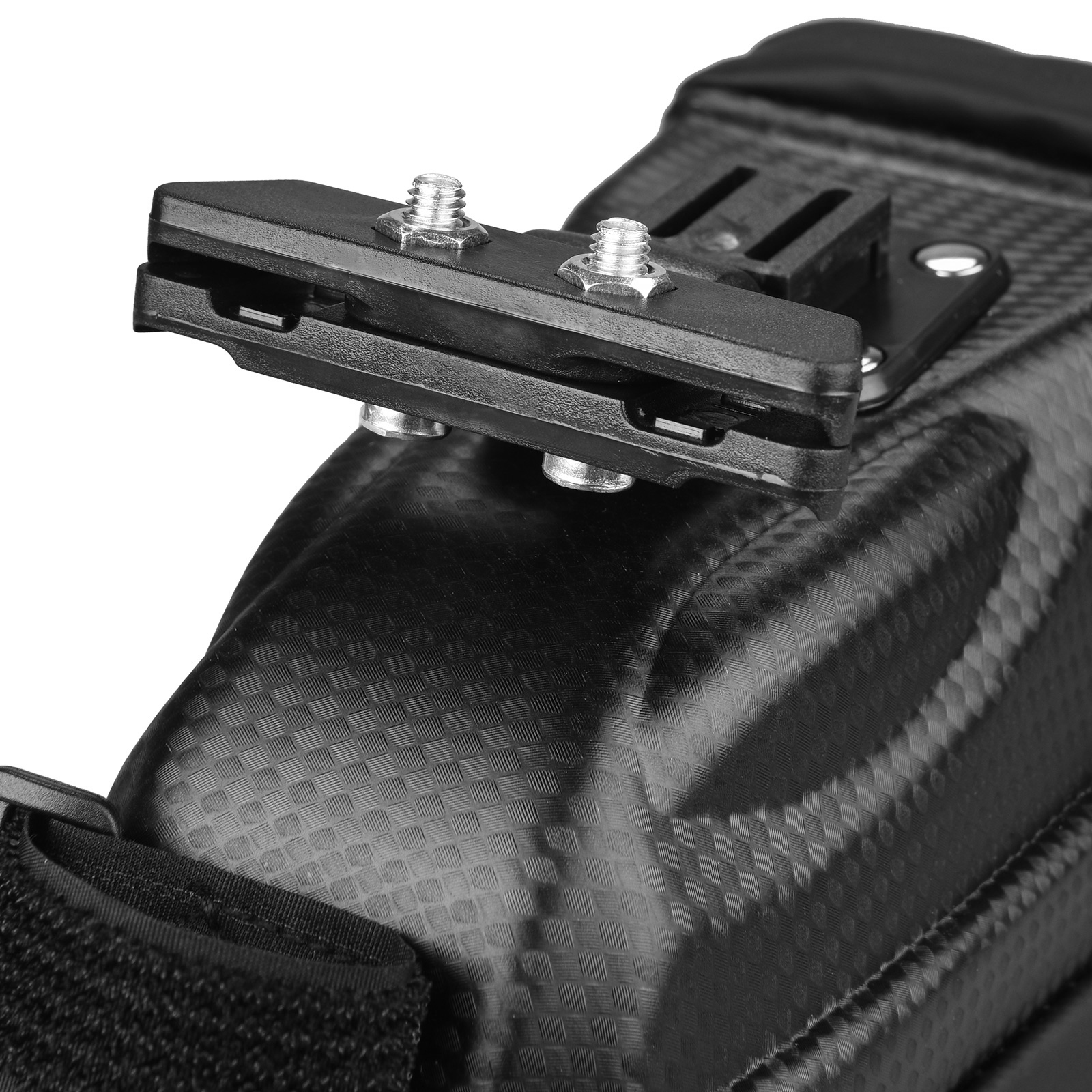 Túi yên sau xe đạp vỏ cứng có đèn hậu không thấm nước