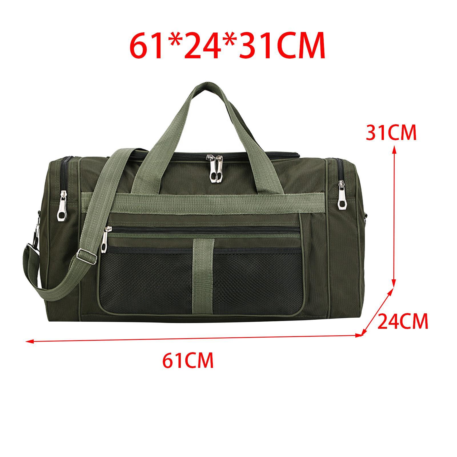 2Pcs Travel Duffel Bag Handbag Overnight Bag Apparel Organizer for Women Men