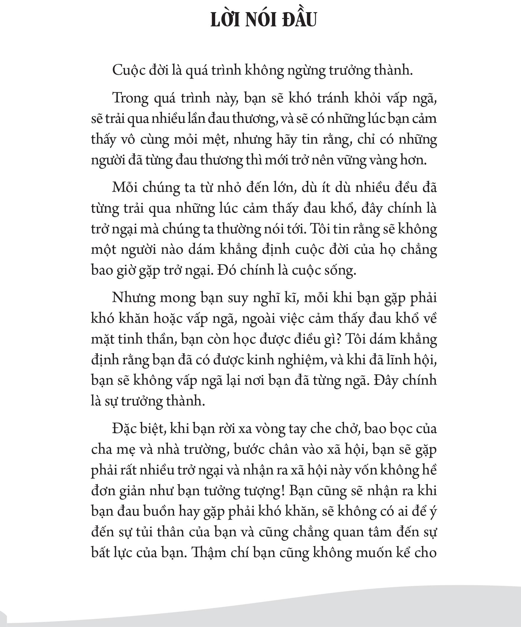 Sách Mỗi Lần Vấp Ngã Là Một Lần Trưởng Thành