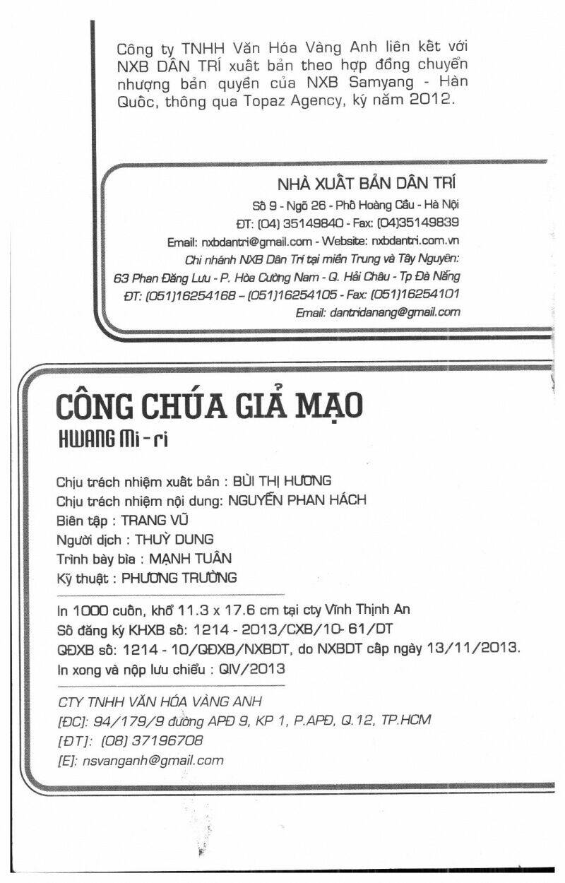 công chúa giả mạo chapter 28 2