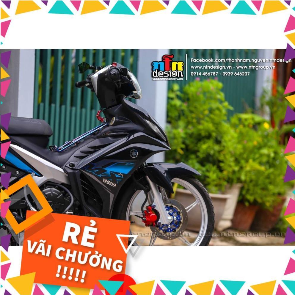 Tem Rời Exciter 135 Mẫu MX Xám Xanh