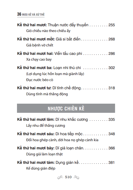 36 Mưu Kế Và Xử Thế