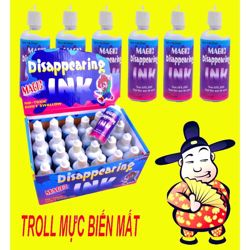 LỌ MỰC BIẾN MẤT MỰC TÀNG HÌNH ĐỒ CHƠI TROLL VUI NHỘN