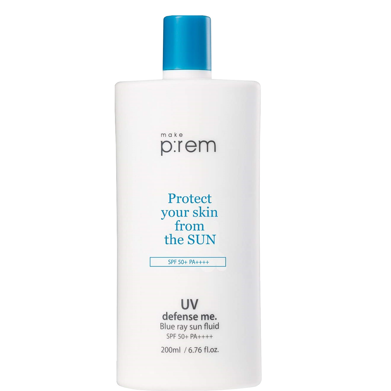 Kem Chống Nắng Make P:rem Protect UV Defense Me Blue Ray Fluid 200ml