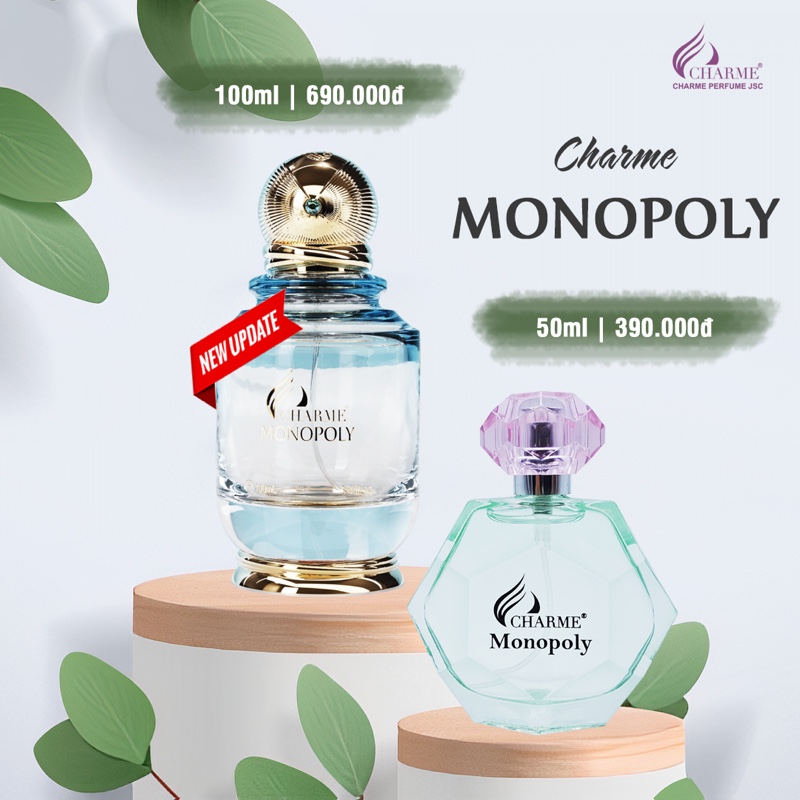 Nước Hoa Nữ CHARME MONOPOLY Mang Lại Sự Say Mê Dịu Dàng Và Nữ Tính 50ml