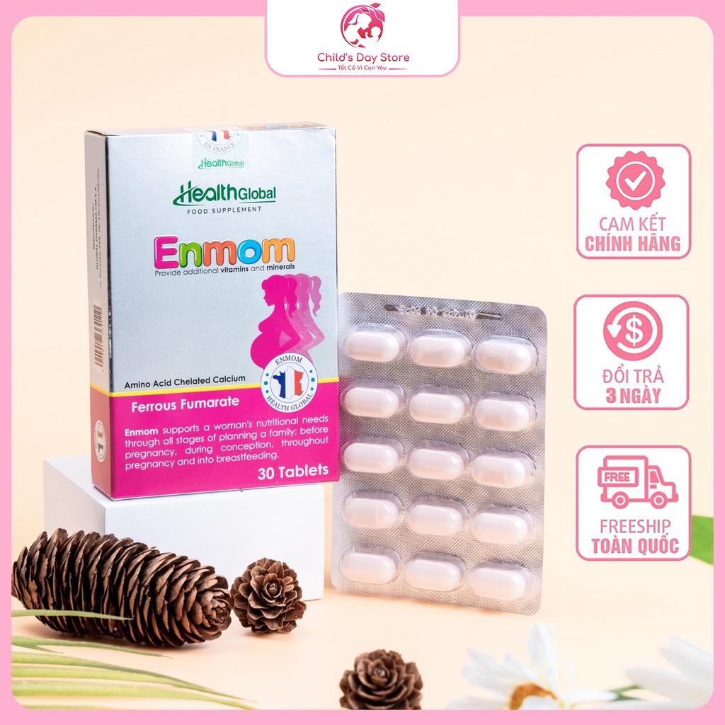 Viên Uống Enmom HeathGlobal HÀNG CHUẨN Vitamin bầu và sau sinh - Childs_day.