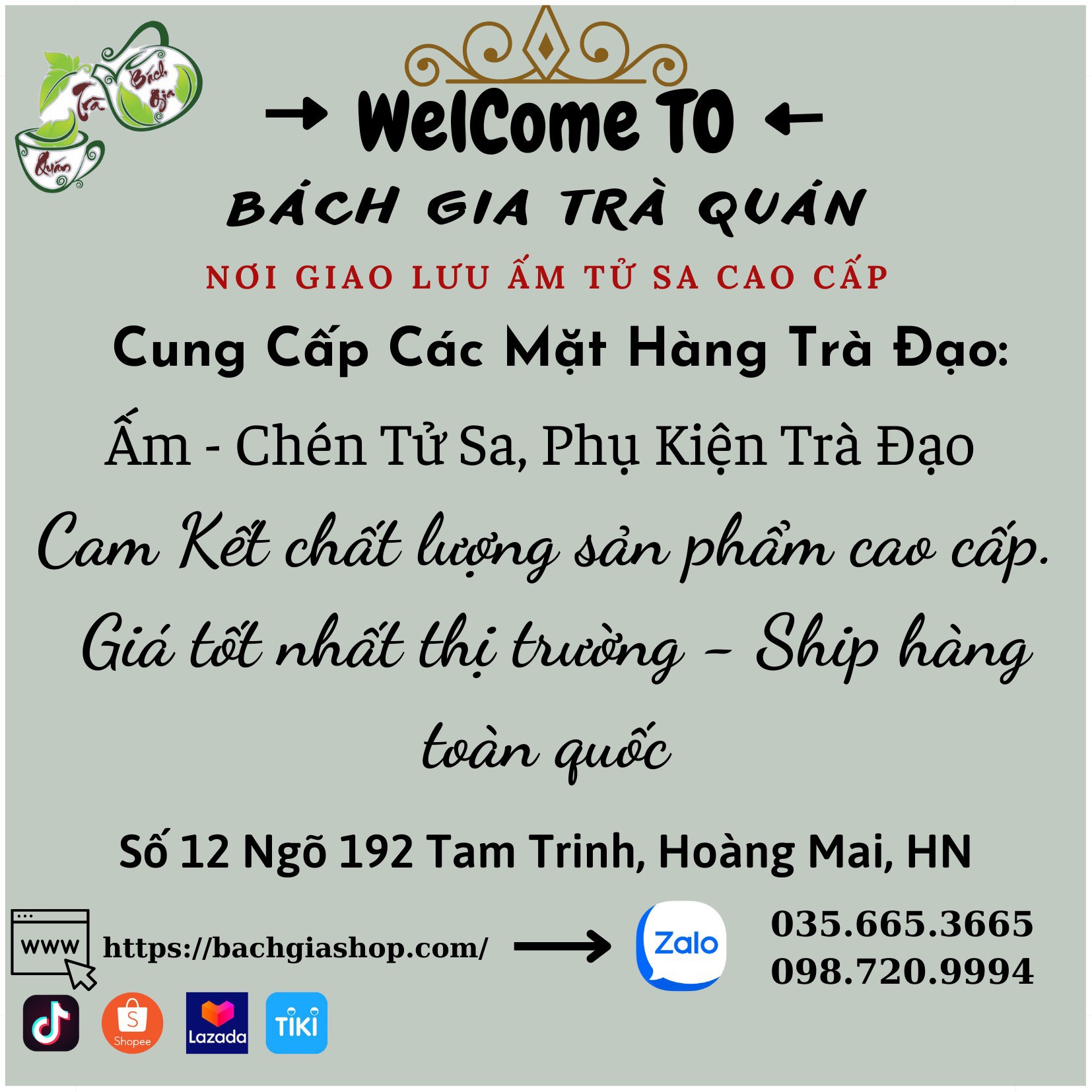 Khay Trà Tre Chữ Nhật BT209