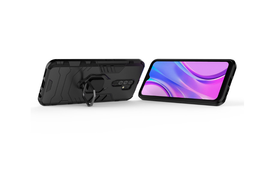 Ốp lưng chống sốc kèm iring cho Xiaomi Redmi 9
