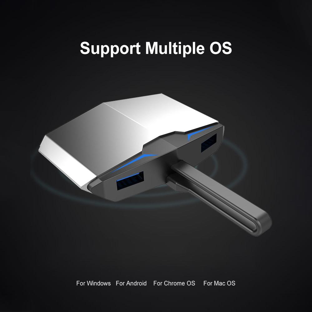 Bộ chuyển đổi Hub Type-C sang HD Converter sang Ethernet RJ45 Dual USB 3.1 3.5MM cho MacBook Pro DELL