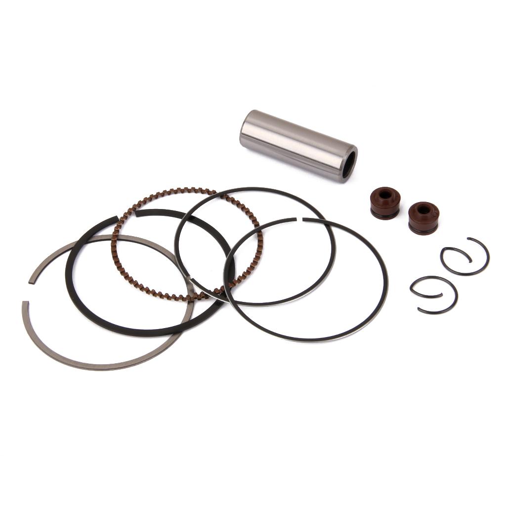 CYLINDER And PISTON ASSEMBLY 57.4MM W/ GASKETS & RING FOR GY6 125cc 150cc
