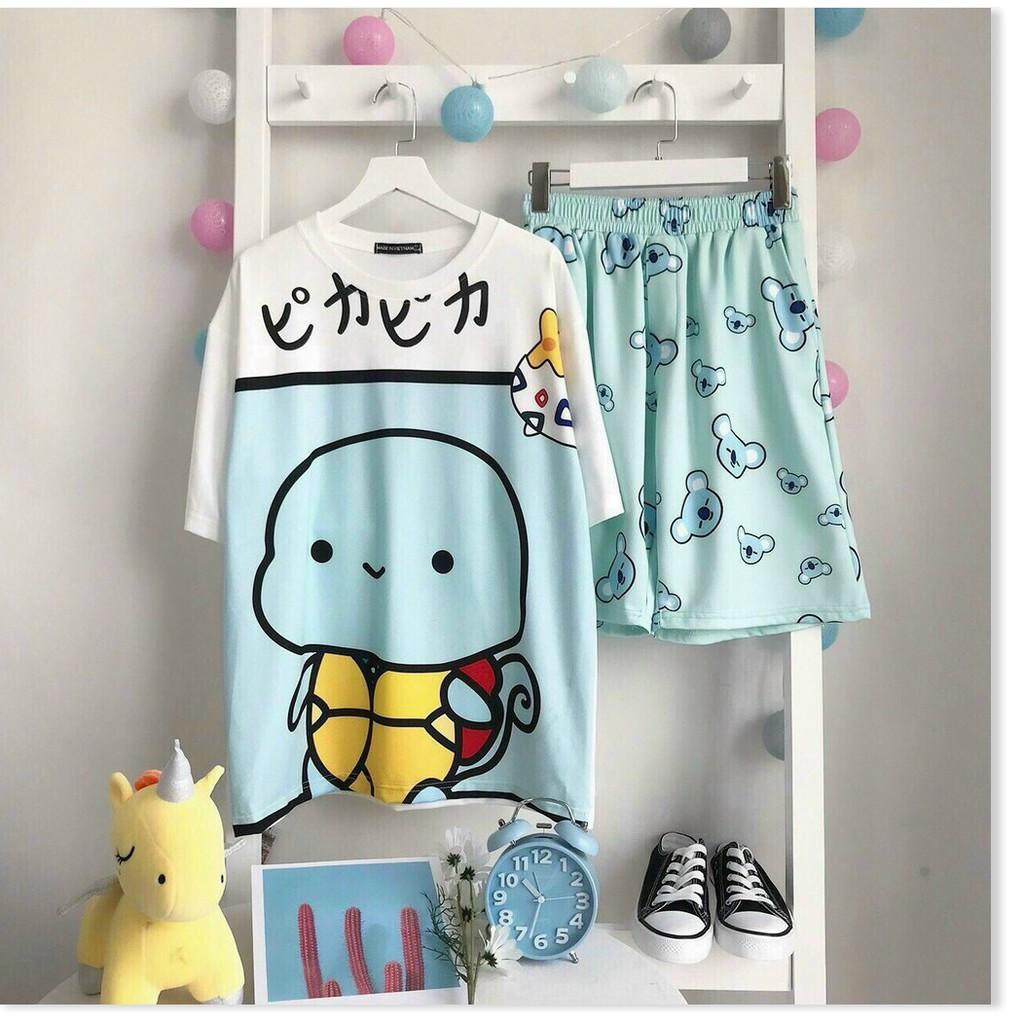 SET THUN NỮ COTTON,THIẾT KẾ HỌA TIẾT SIÊU XINH,MÀU SẮC SINH ĐỘNG KHÁNH AN FASHION