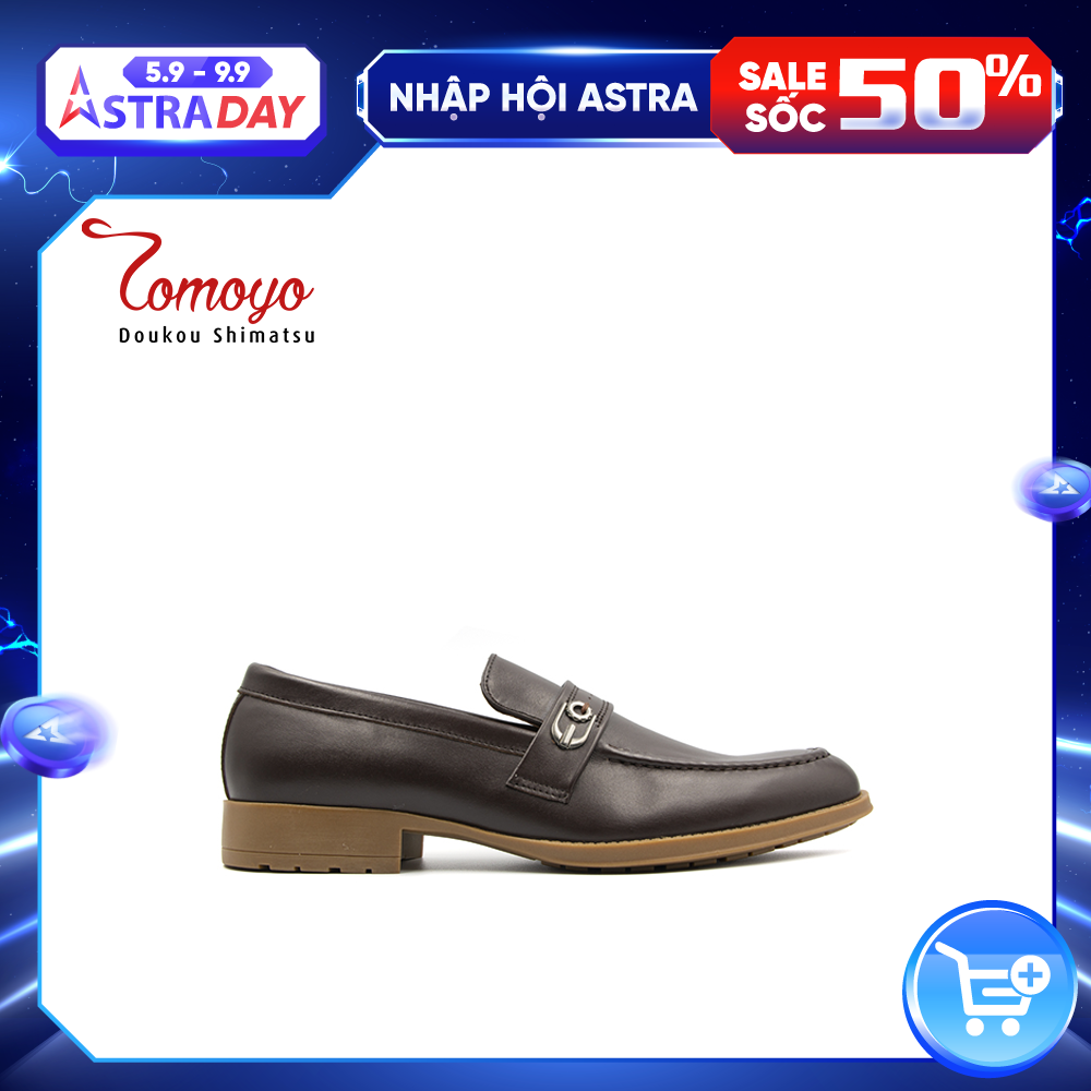 Giày Da Nam Bit Loafer TOMOYO TMN06902