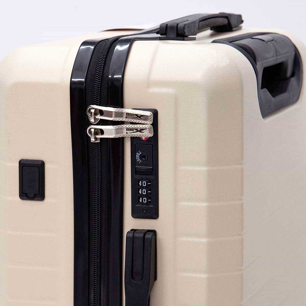 Vali Du Lịch Cao Cấp Chống Va Đập, Khóa TSA, USB Tiện Lợi – Xbags White Titan Pro Xb6105, Phong Cách Sang Trọng Thanh Lịch!