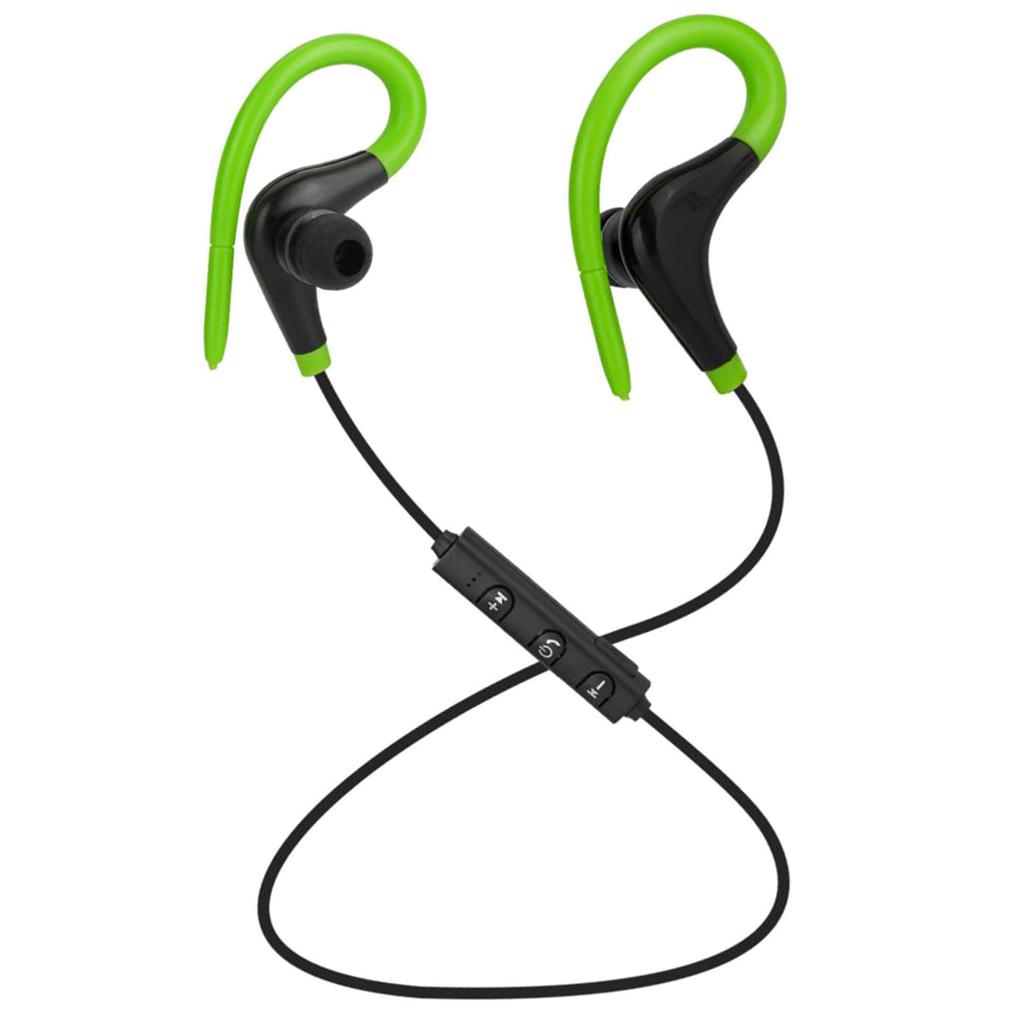 Wireless Sports Bluetooth Stereo Headset Ear Hook Headphone Neckband