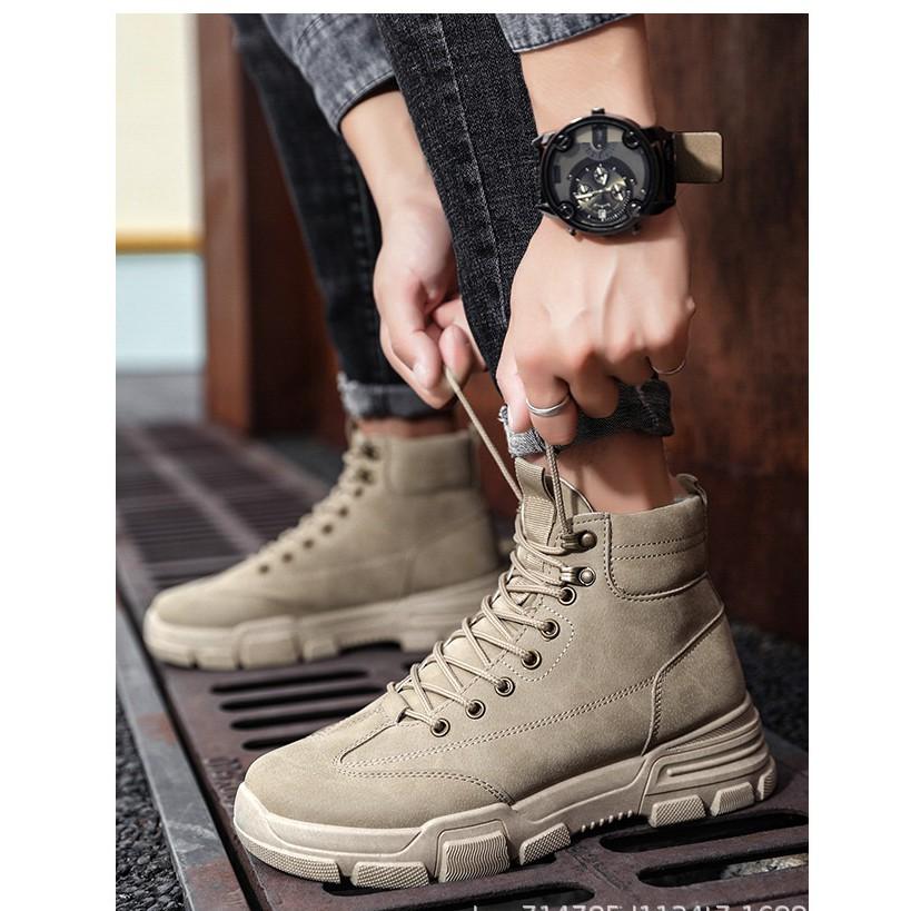 Giày cổ cao thời trang nam cao cấp, Giày thể thao/ Sneakers RM6003B 2 màu