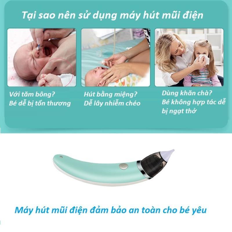 Máy hút mũi cho bé 5 chế độ lực