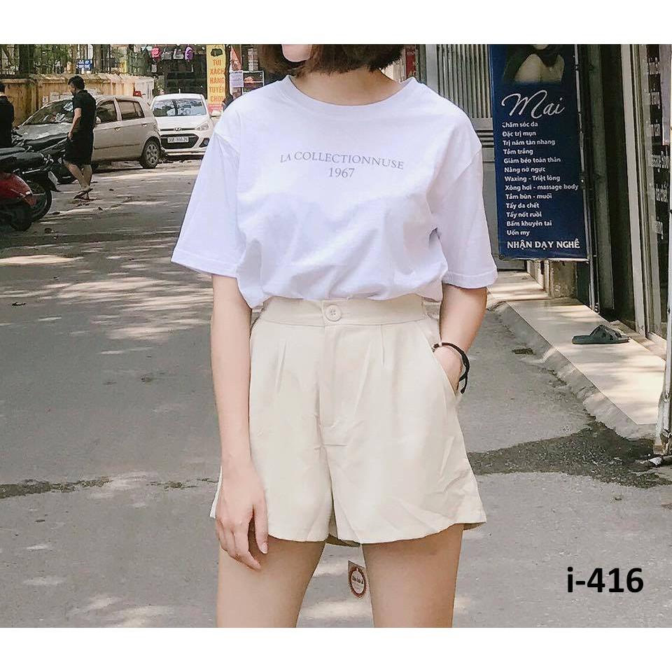 Áo Thun Nữ In Chữ Nhũ Bạc HOT TREND - I416