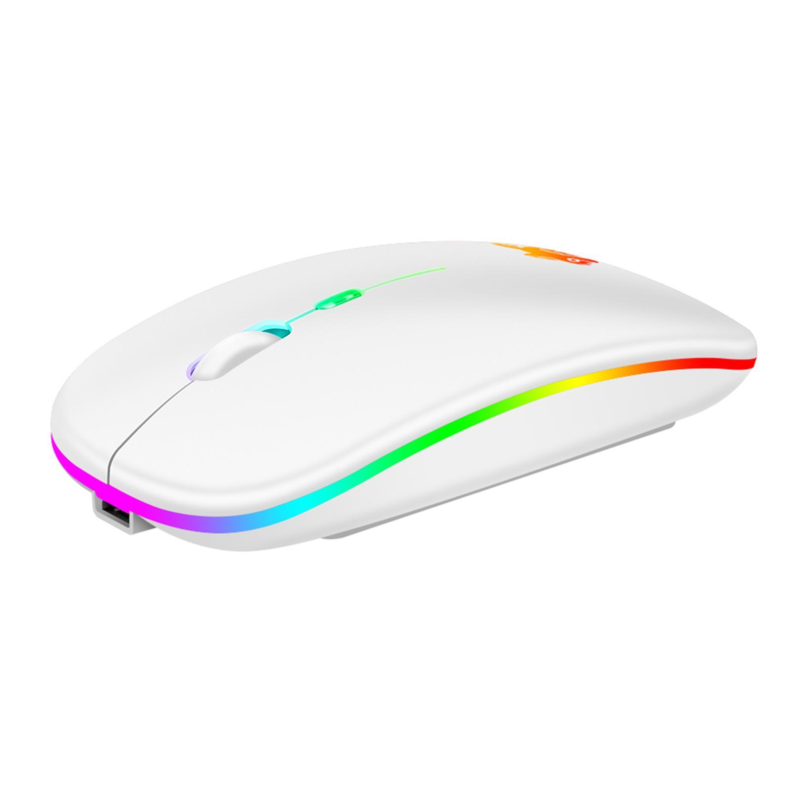 Tachiuwa LED Wireless Mouse Laptop PC 2.4G Mute Mice Gaming with Receiver