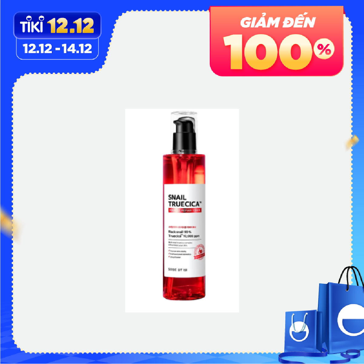Nước Hoa Hồng Phục Hồi, Se Khít Lỗ Chân Lông Some By Mi Snail Truecica Miracle Repair Toner