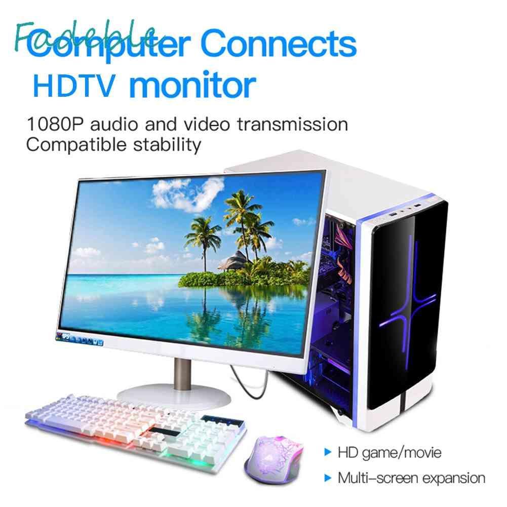 Cáp ChuyểN ĐổI 1.8m Mạ VàNg 1080P DP Sang HDMI-com