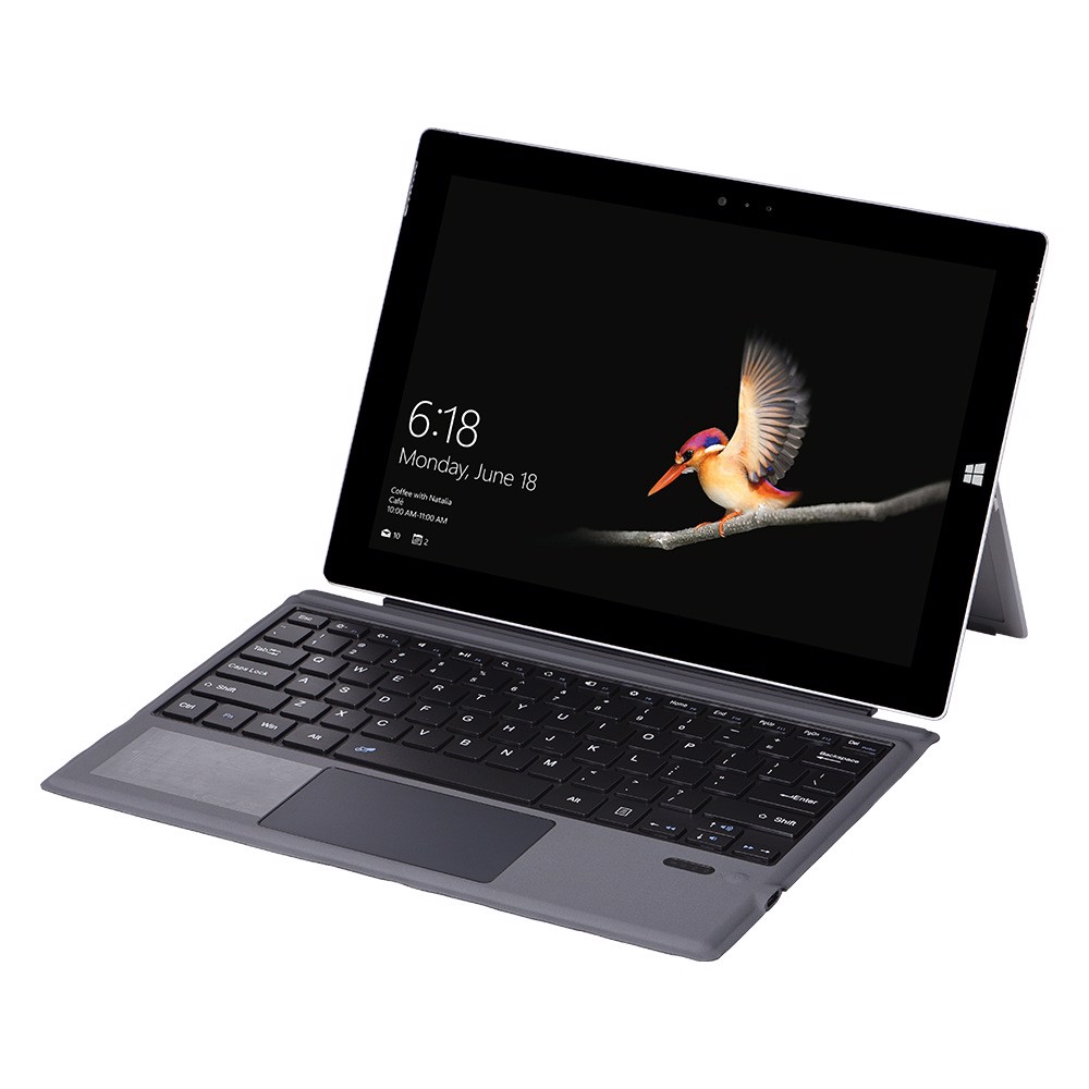 Bàn phím Bluetooth cho Surface Pro 3/4/5/6 Pro 2017 có touchpad và đèn nền Promax 1089DC - Hàng nhập khẩu