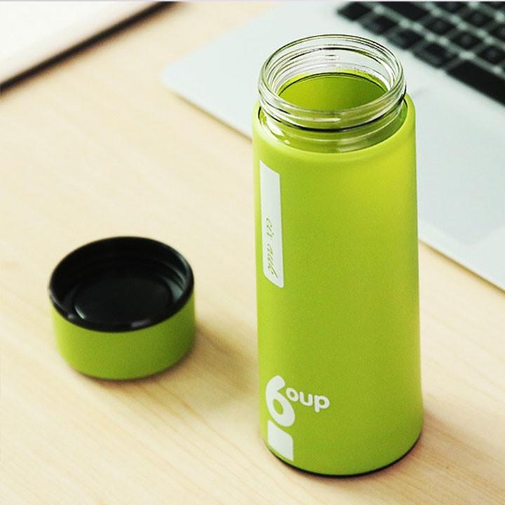 Bình thủy tinh bọc nhựa 500ml