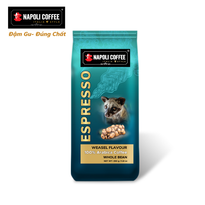 Combo Cà Phê Espresso (Túi 250g) và Cà Phê Việt (Túi 500g) - Napoli Coffee