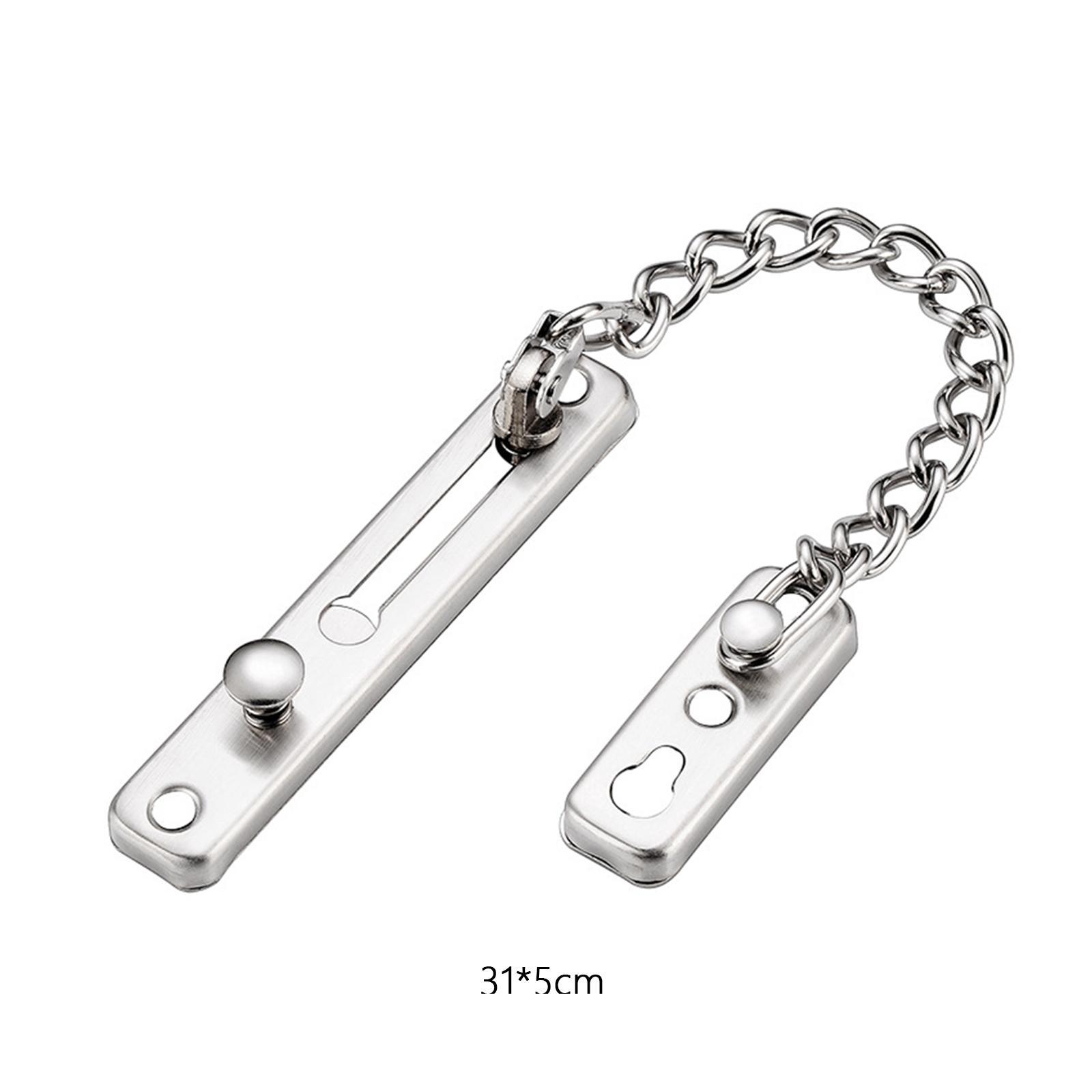 Stainless Door Chain Lock Home Bedroom Hotel Family Chain for Door