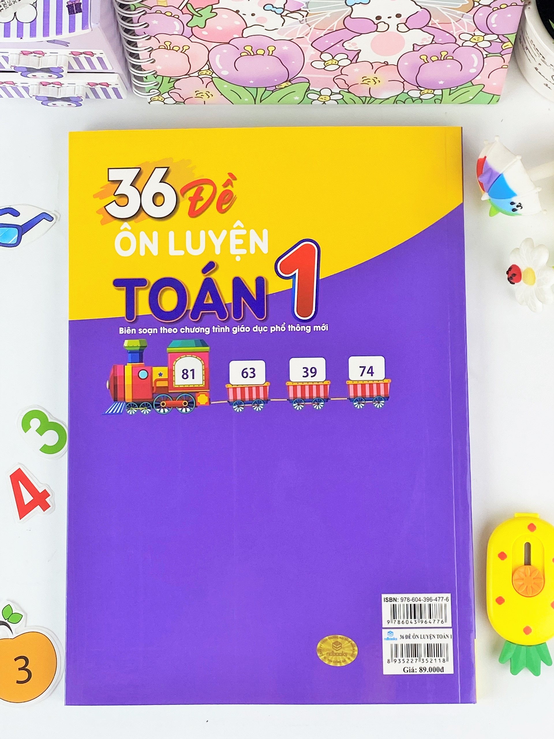 Sách - 36 Đề Ôn Luyện Toán 1 - Biên soạn theo chương trình giáo dục phổ thông mới - ndbooks