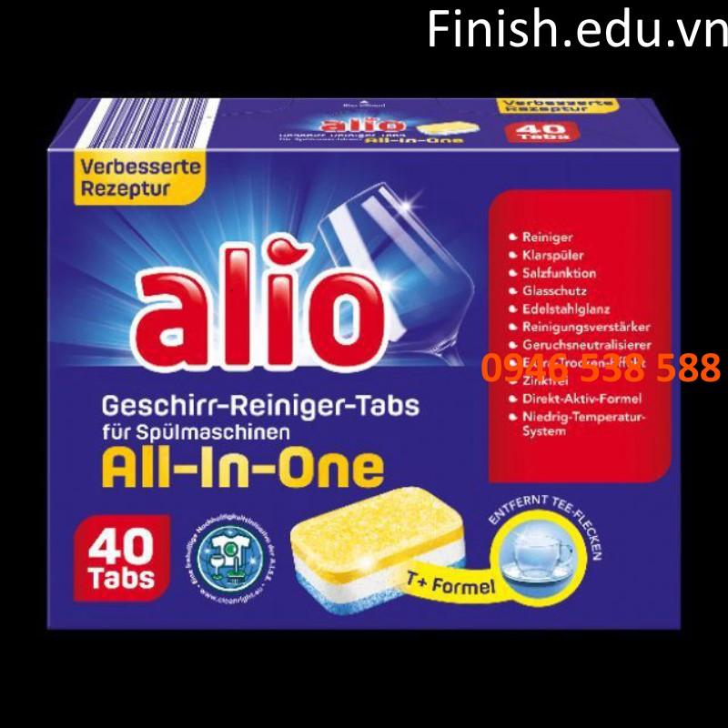 Viên rửa bát alio all in one 40 viên dùng cho máy rửa bát