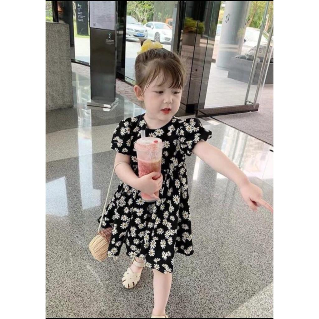 Váy cotton Hoa Cúc Nhí Cho Bé