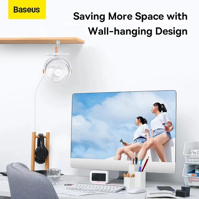 Quạt Mini Để Bàn Baseus Serenity Desktop Fan - hàng chính hãng