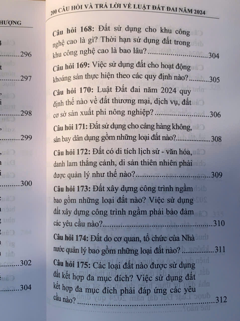 200 câu hỏi và trả lời về Luật Đất đai năm 2024
