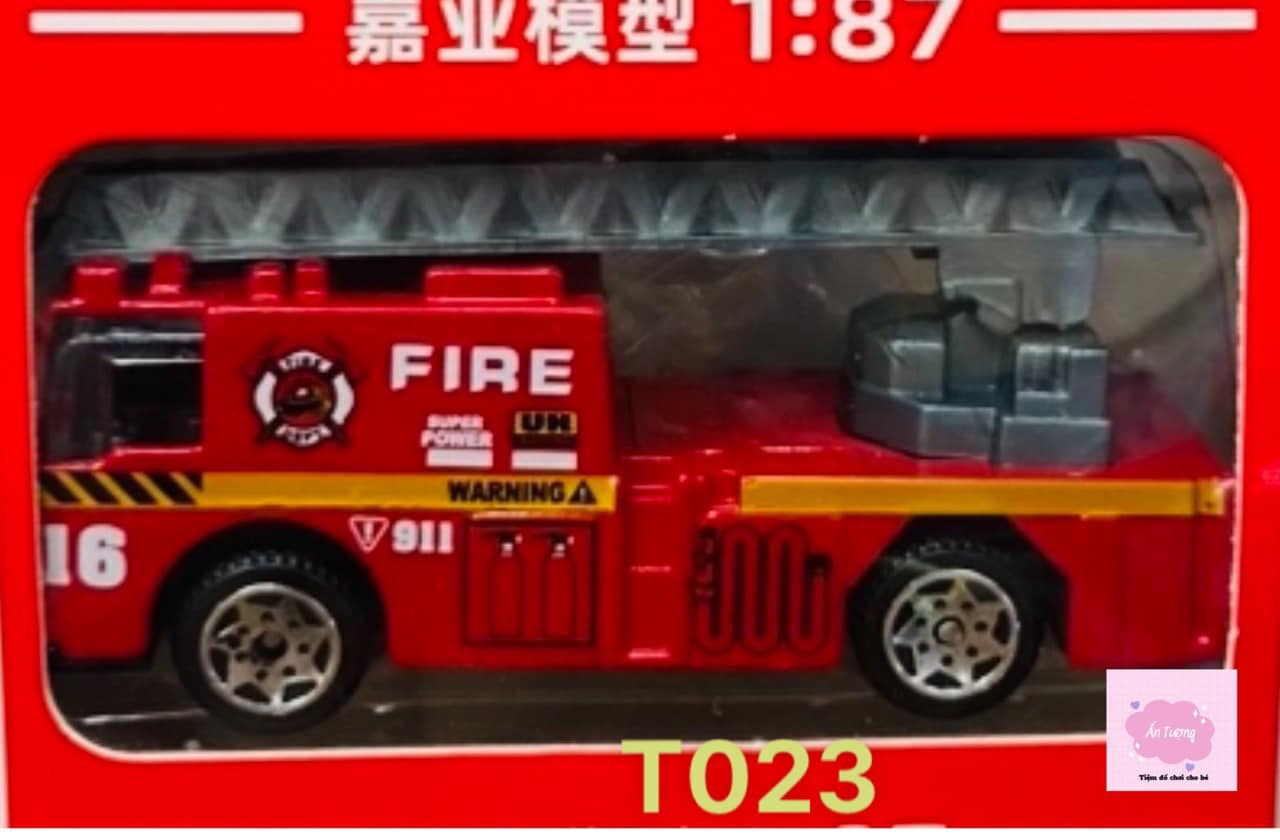 Set 6 chiếc xe ô tô,máy bay, cứu hoả, trực thăng, cảnh sát bền, đẹp cho bé