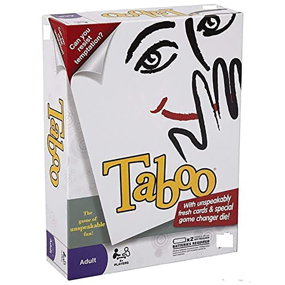 img Bộ White Taboo Board Game phiên bản mới Tiếng Anh trò chơi giải trí nhóm bạn