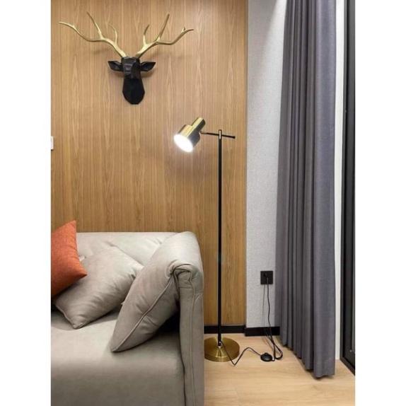 Ảnh thật - Đèn cây đứng KN 023, đèn góc sofa, đèn decor phòng khách, đèn buồng nghỉ - tặng bóng led,