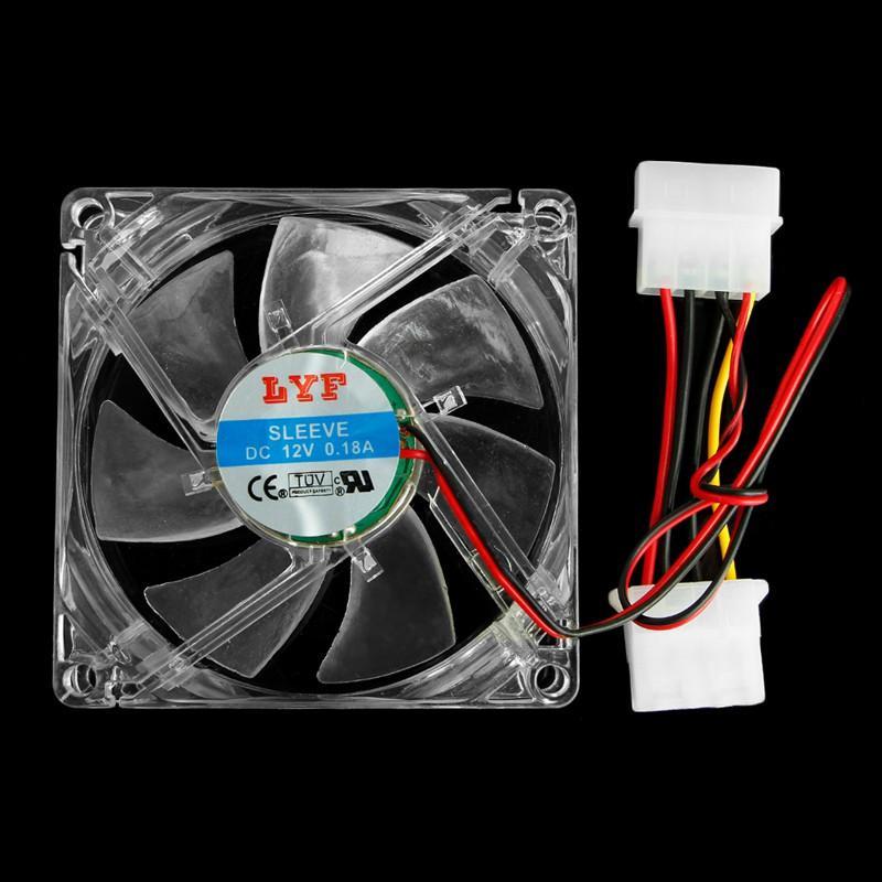 Quạt Tản Nhiệt Psy Clear 4-led 80mm 12v 0.18a Pc 8025