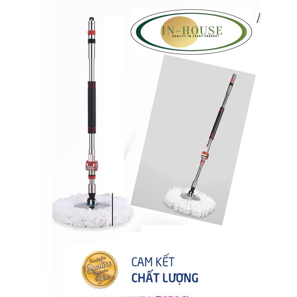 Cây lau nhà 360 độ thông minh khóa bậc inox IH-CL59