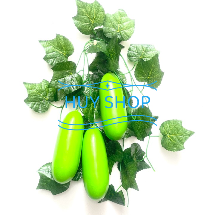 Dây Trái BÍ ĐAU nhân tạo trang trí - Trái Cây giả