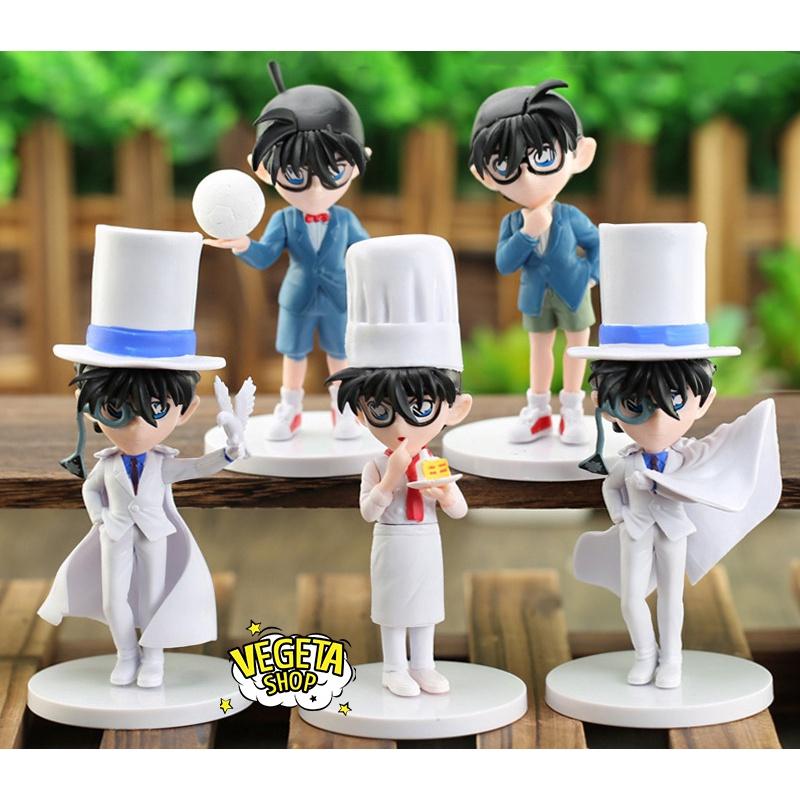 Mô hình Conan - Mô hình Kaito Kid Magic Kaito - Shinichi Kudo Edogawa Conan - Đế trắng bán lẻ tùy chọn mẫu - Cao 9~13cm