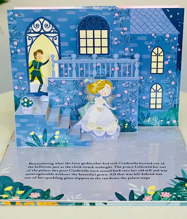 Sách tương tác thiếu nhi tiếng Anh - Cinderella Fairy Tale Pop Up