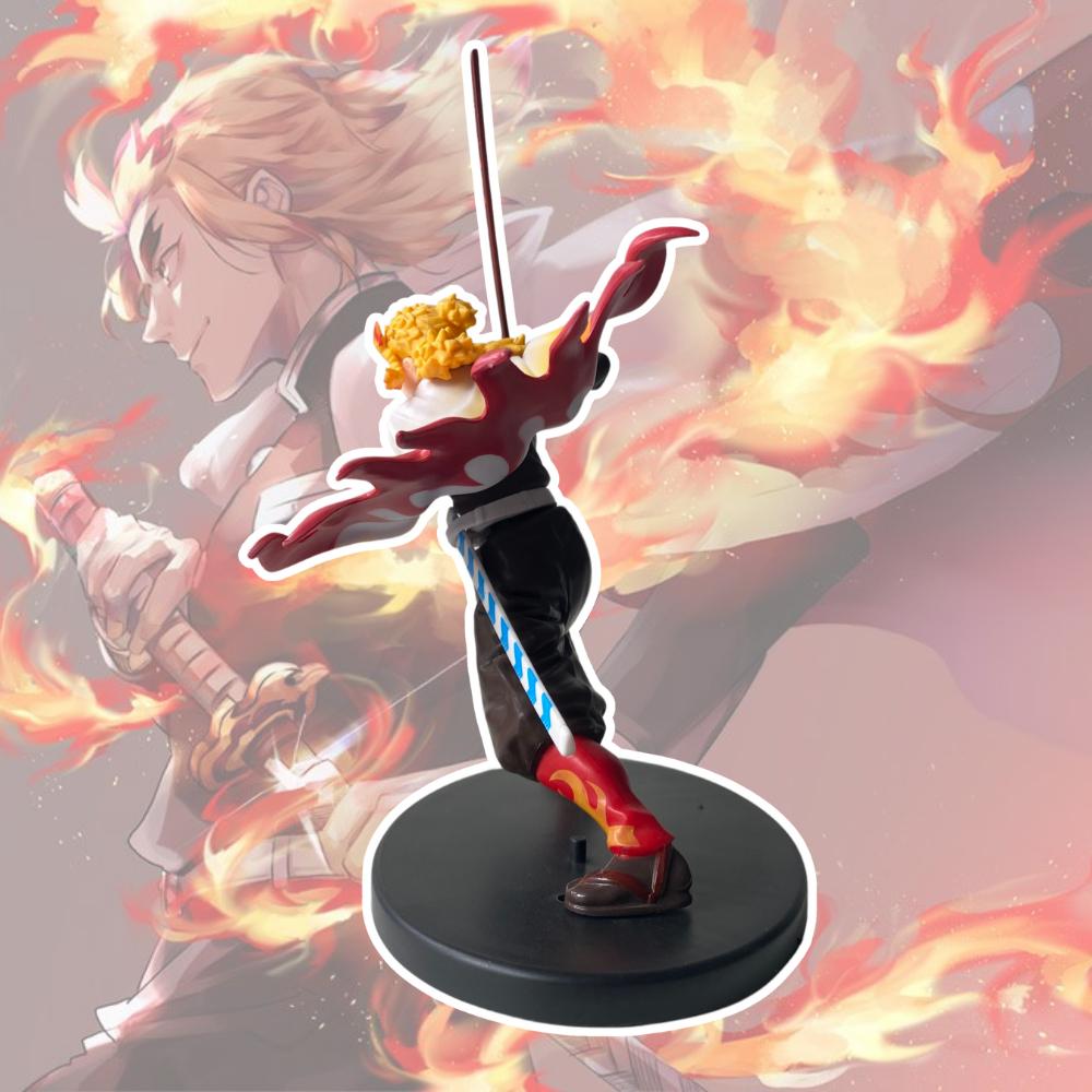 Mô hình Viêm Trụ Rengoku Trạng Thái Chiến Đấu 20Cm KINGFIGU Cao Cấp Thanh Gươm Diệt Quỷ Cao Cấp, Figure Kimetsu no Yaiba