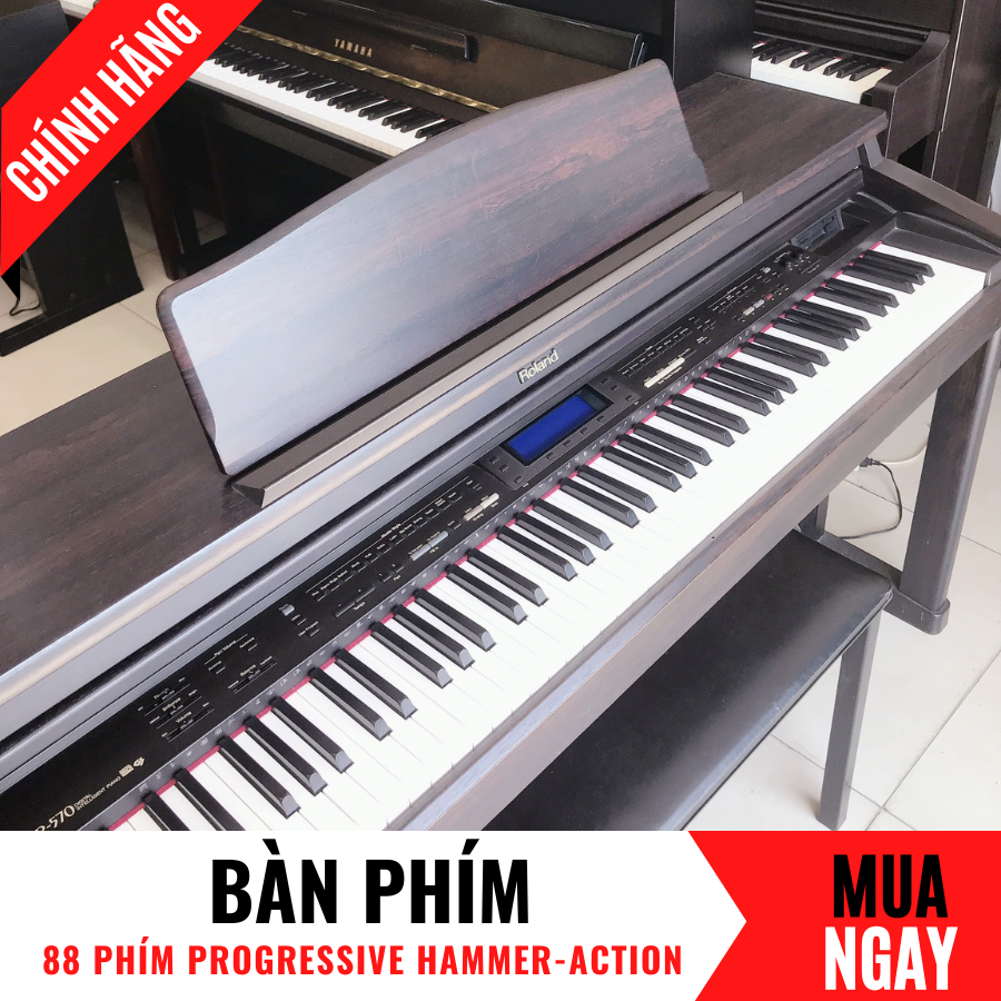 Đàn Piano Điện Roland KR-570 Tích Hợp Cảm Ứng Đa Cấp Độ