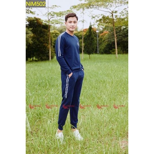 -Bộ thể thao nam nữ️Bộ thu đông chất cotton da cá cao cấp