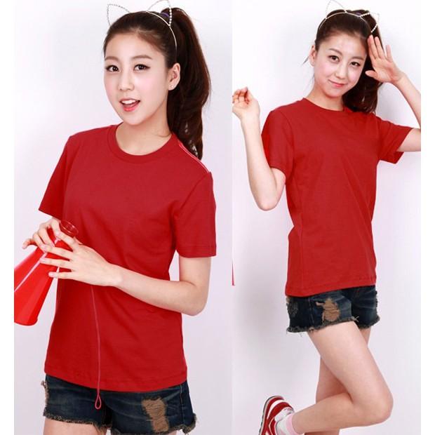 ÁO PHÔNG UNISEX MÀU ĐỎ