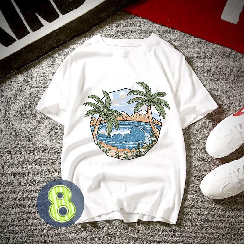 Áo thun unisex nam nữ in họa tiết hoạt hình thời trang ATN439