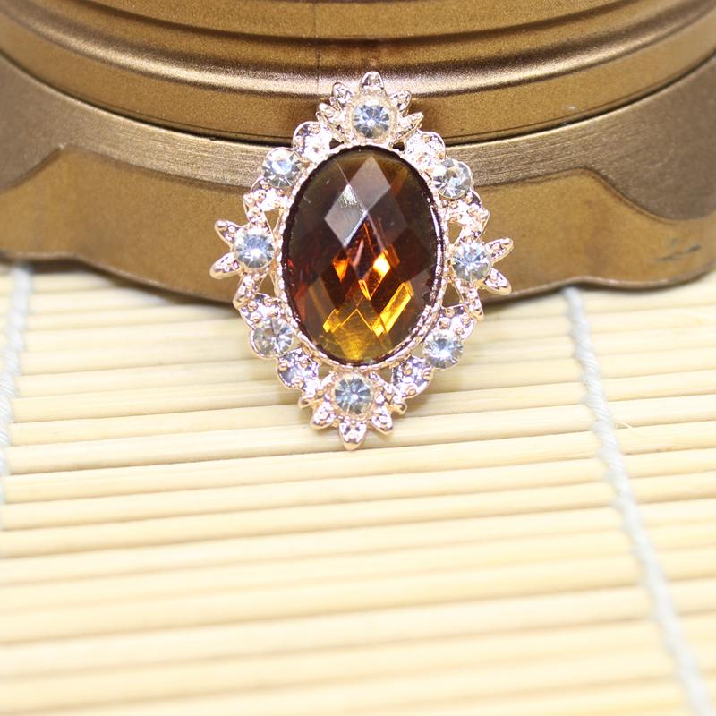 10 Chiếc Rhinestone Flat Back Hạt Nút Sổ Lưu Niệm Chỉnh Trang