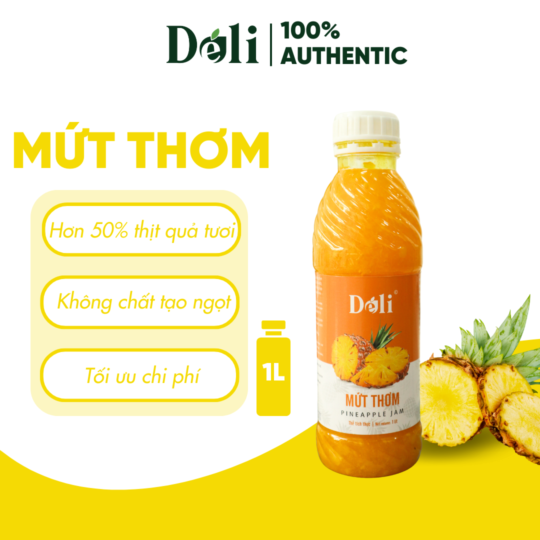 Mứt thơm pha chế Déli - 1L