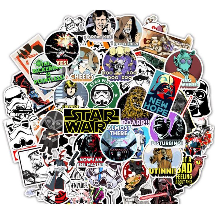 Sticker dán cao cấp STARWAR Cực COOL ms#40