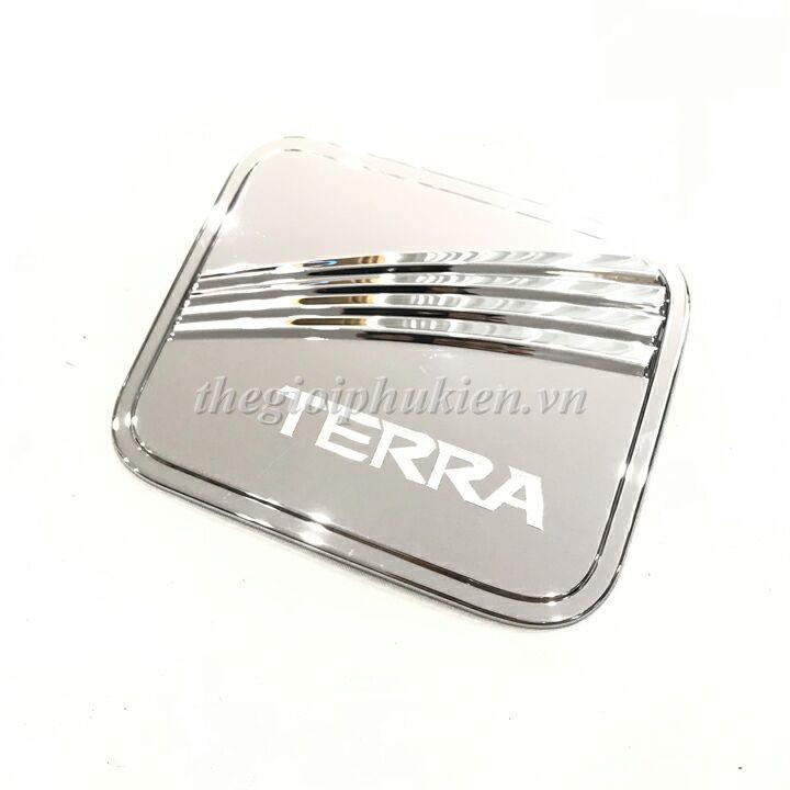 Ốp nắp bình xăng Nissan Terra mạ Crom